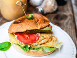 Burger steak haché de poulet