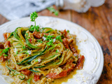 Carbonara de courgettes