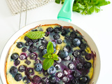 Clafoutis aux myrtilles à la poêle