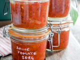 Conserves de sauce tomates