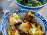 Croutons au parseman à l’Airfryer