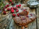 Fondant au chocolat et framboises