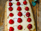 Gâteau cerises sans oeufs