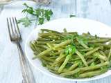 Haricots verts persillade