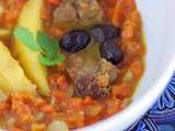 Mijoté de carottes-agneau-pommes de terre, façon tajine {Délicook}