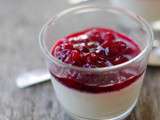 Panacotta groseilles