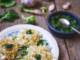 Pâtes au pesto d’épinards et feta