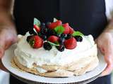 Pavlova aux fraises