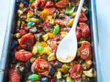 Ratatouille de légumes d’été au four