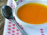 Soupe de carottes à la vache qui rit