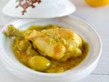 Tajine poulet citron