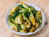 Pak choi sauté à l’ail comme au resto