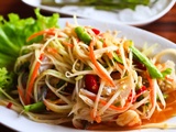 Som Tam – salade de papaye verte facile