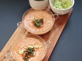 Gaspacho aux tomates et au gingembre