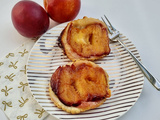 Mini-tatins express aux nectarines