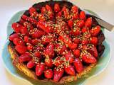 Tarte sablée aux fraises