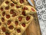 Focaccia Tomates Cerises Romarin