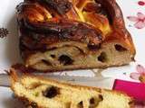 Brioche façon kringle au mascarpone et chocolat