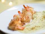 Crevettes en Kadaif et creme d’avocat