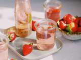 Sirop de queues de fraises