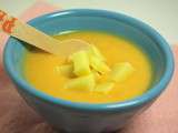 Soupe carottes topinambours et comté