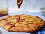 Tarte rustique pommes et confiture de lait