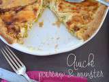 Quiche poireaux & munster