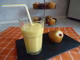 Smoothie mangue, banane et orange