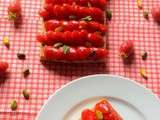 Tartes aux fraises & crème pistache