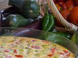 Flan aux courgettes et tomates