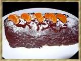 Buche à la mandarine et chocolat