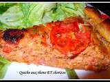 Quiche aux thons et chorizos