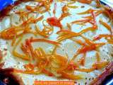 Tarte au yaourt et orange