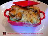 Terrine de charlotte gratiné de son munster au cumin