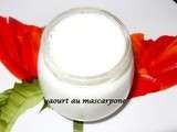 Yaourt au mascarpone