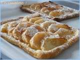 Tarte fine pommes/cannelle