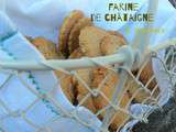 Sablés à la farine de châtaigne et aux noix {sans gluten}