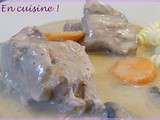 Blanquette de veau au vin blanc