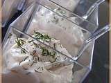 Verrine saumon et fromage frais