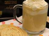 Cappucino de bonnet turc (ou cul de singe) et biscuits olive parmesan