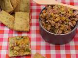 Salade de thon en sucré salé et ses crackers