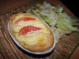 Tartelette tomates/camembert/moutarde aux mirabelles