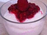 Verrine chantilly/framboise