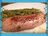 Boudin blanc au cidre et herbes de provence