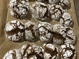 Crinkles au chocolat et amandes