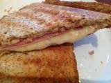 Croque-monsieur à la mortadelle italienne, toastinette emmental au pain complet