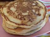 Pancakes au lait d amande et vanille