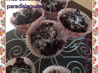 Roses des sables au chocolat et à la noix de coco