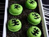 Macaron Chocolat Thé vert de chine