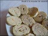 Biscuit roulé apéritif au saumon et mascarpone